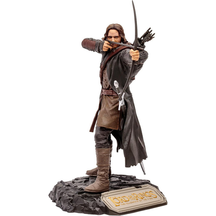 MOVIE MANIACS 6IN POSED - Aragorn Lord of the Rings New