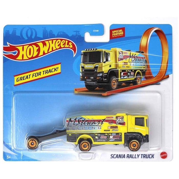 Hot Wheels 1:64 Track Trucks: Scania Rally Truck - Tistaminis