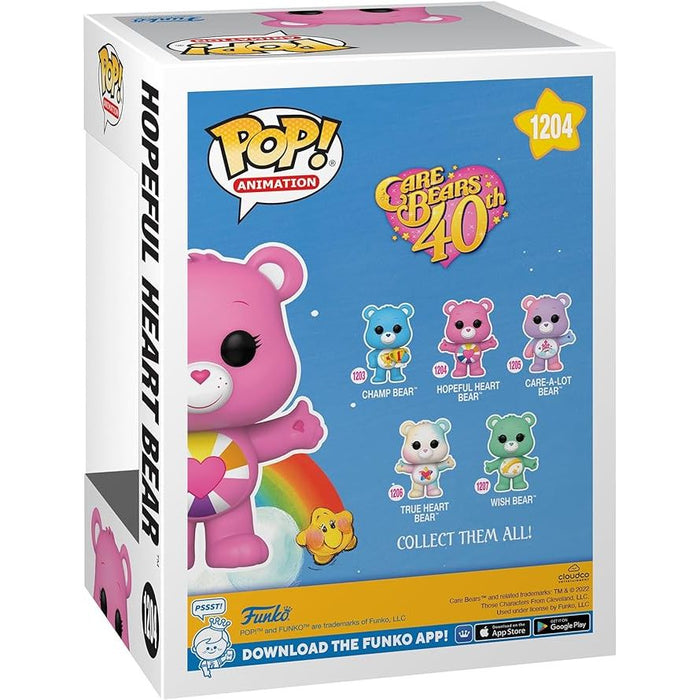 Funko POP CARE BEARS 40TH ANN HOPEFUL HEART BEAR #1204 New - Tistaminis