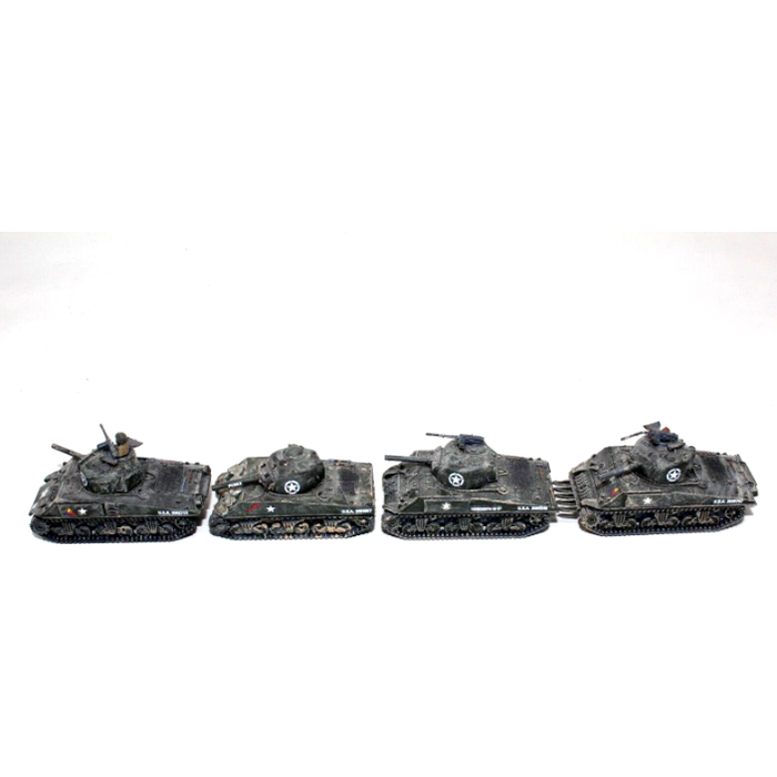 Flames of War 105mm Sherman Platoon Well Painted JYS87