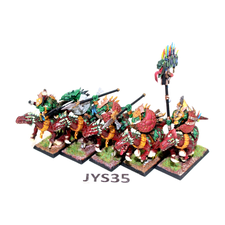 Warhammer Lizardmen Saurus Cavalry Well Painted JYS35 - Tistaminis