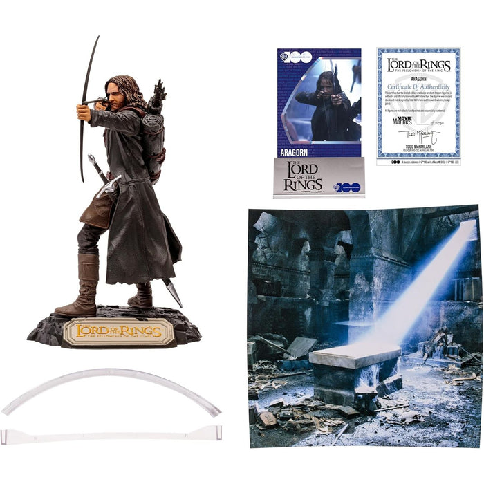 MOVIE MANIACS 6IN POSED - Aragorn Lord of the Rings New