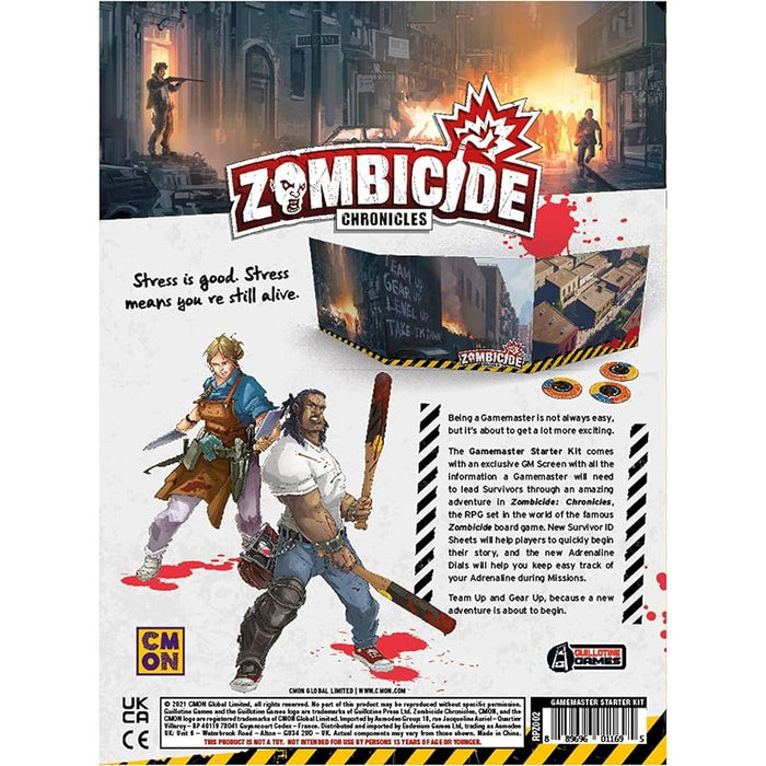 ZOMBICIDE CHRONICLES - GAMEMASTER STARTER KIT New - Tistaminis