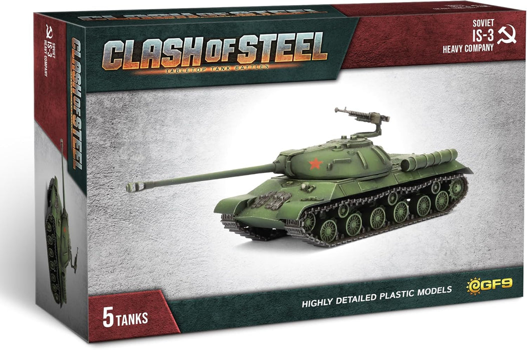 Clash of Steel IS-3 Heavy Tank Company (x5 Plastic)