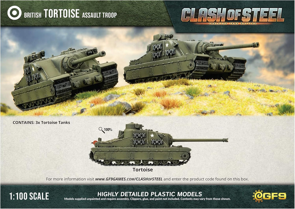 Clash of Steel Tortoise Assault Tank Troop (x3 Plastic)