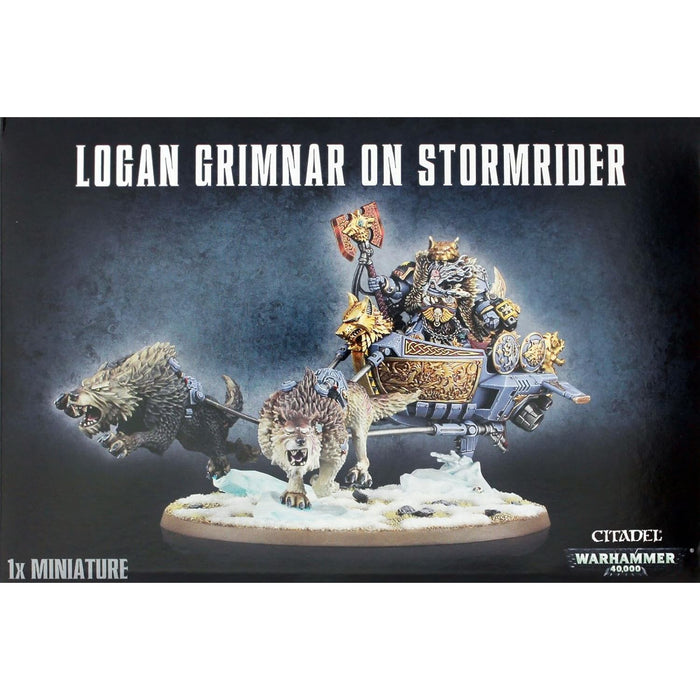 SPACE WOLVES LOGAN GRIMNAR ON STORMRIDER - Tistaminis