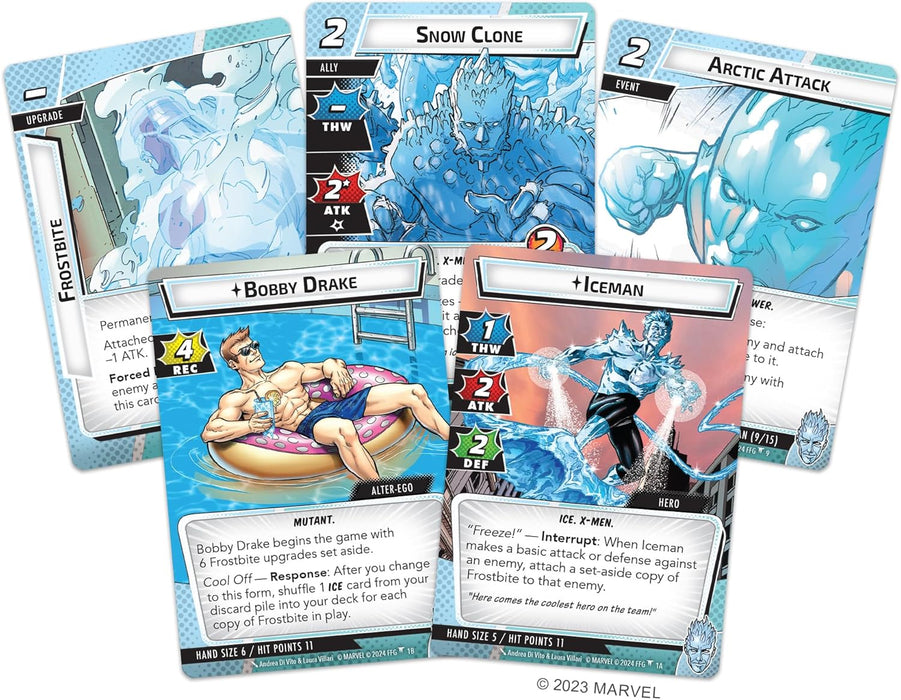 Marvel Champions LCG: Iceman Hero Pack New