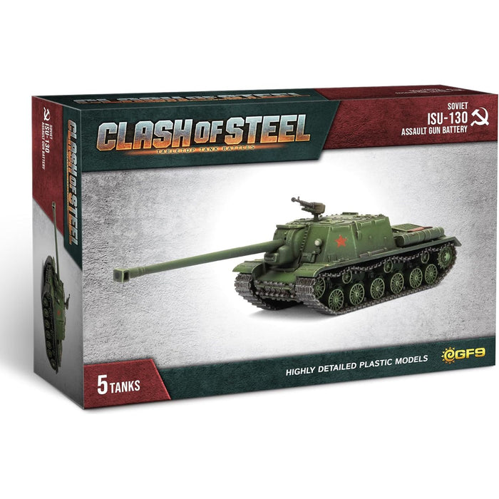 Clash of Steel ISU-130 Assault Gun Battery (x5 Plastic)