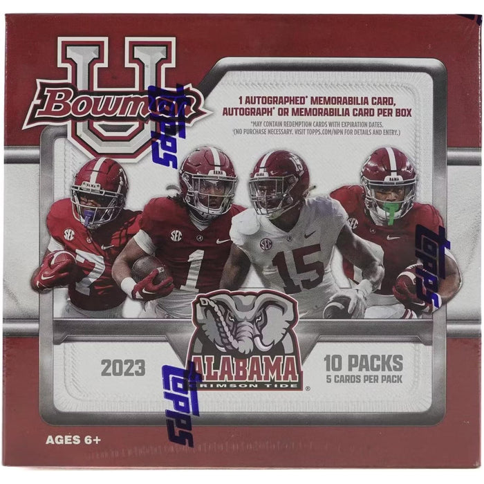 2023 TOPPS BOWMAN UNIVERSITY ALABAMA FOOTBALL New - Tistaminis