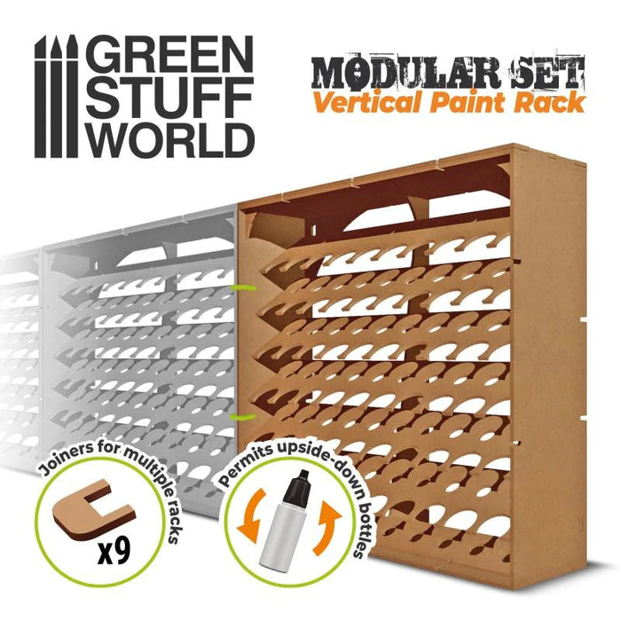 Green Stuff World Modular Paint Rack - VERTICAL 17ml New - Tistaminis