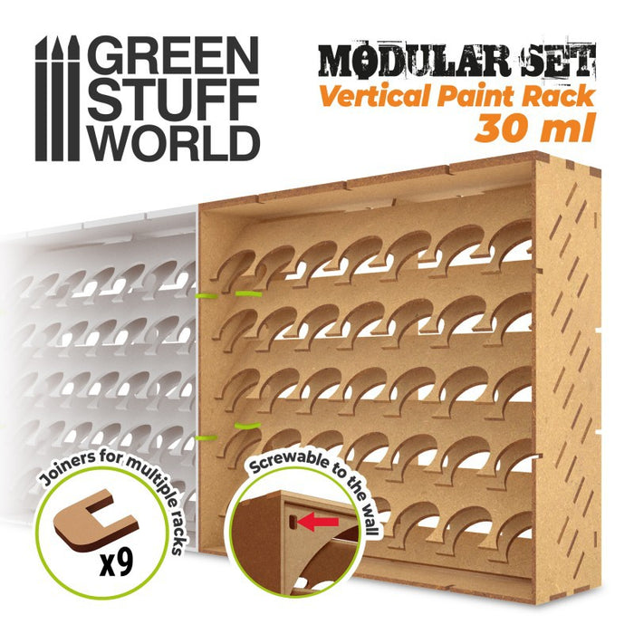 Green Stuff World Modular Paint Rack - VERTICAL 30ml New - Tistaminis