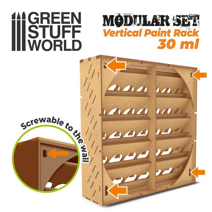 Green Stuff World Modular Paint Rack - VERTICAL 30ml New - Tistaminis