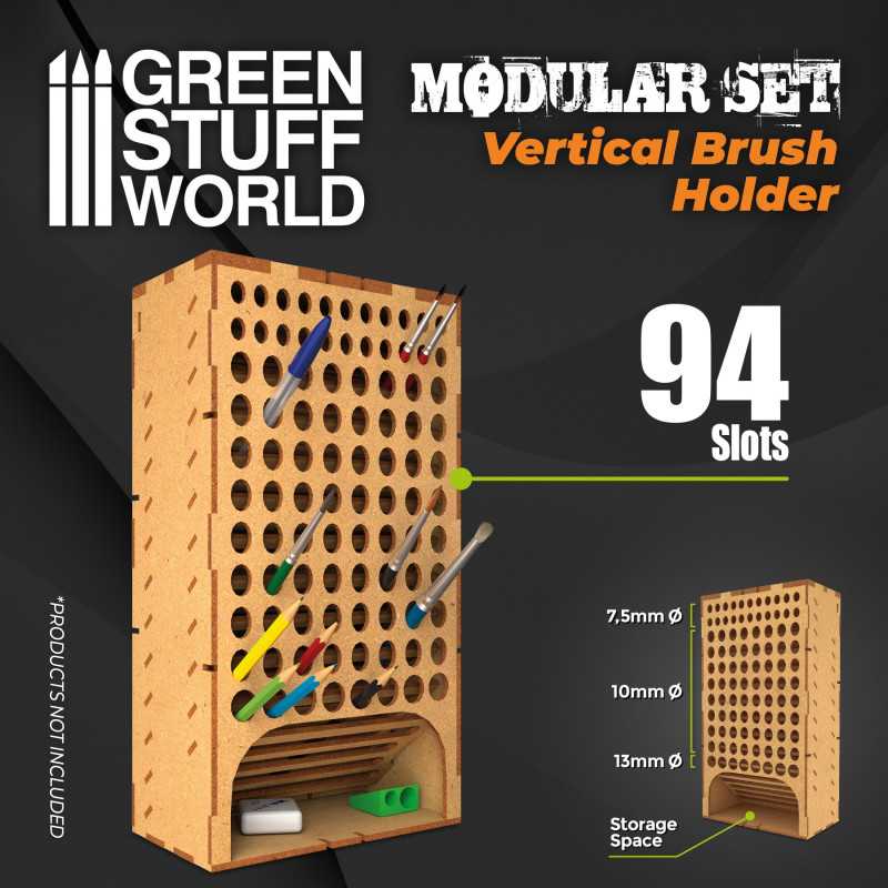 Green Stuff World Vertical paint brush organizer New - Tistaminis
