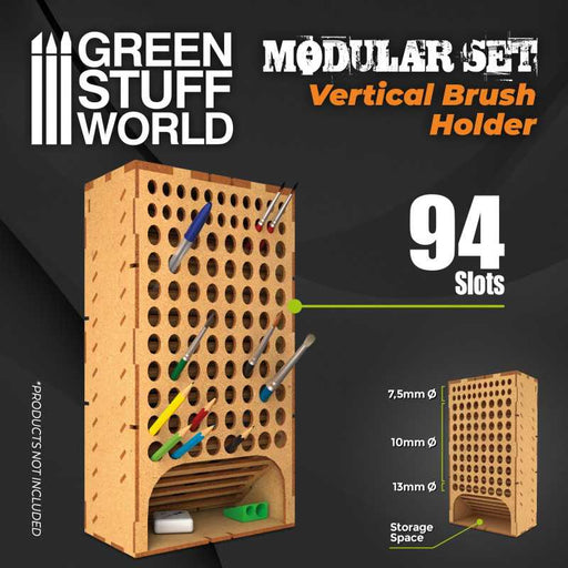 Green Stuff World Vertical paint brush organizer New - Tistaminis