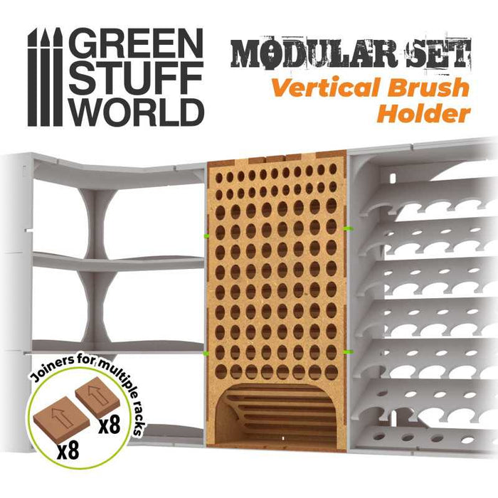 Green Stuff World Vertical paint brush organizer New - Tistaminis