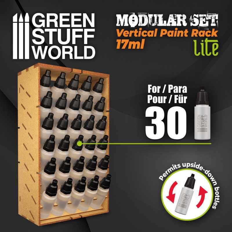 Green Stuff World Vertical Paint Organizer 17ml - LITE New - Tistaminis