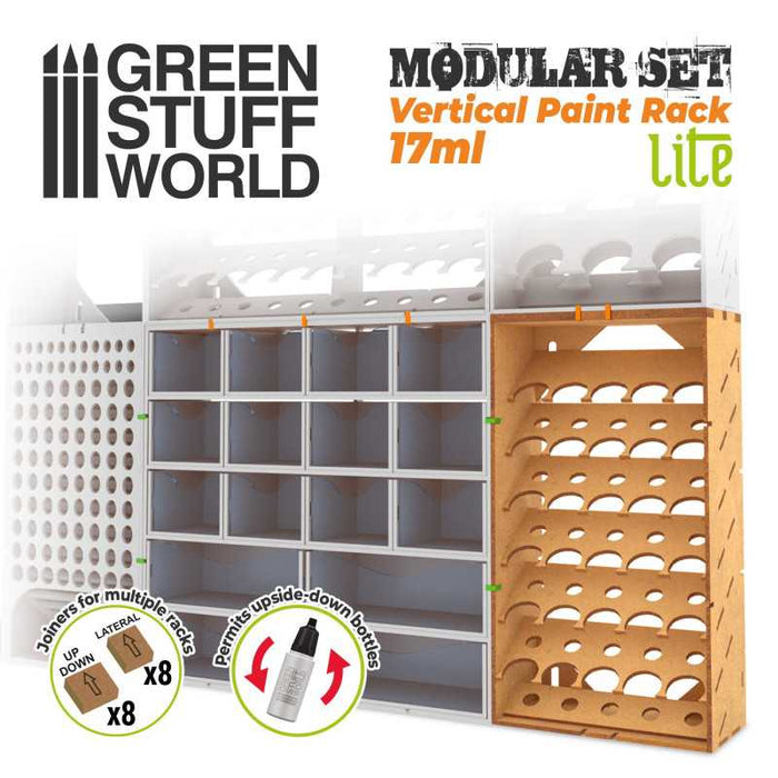 Green Stuff World Vertical Paint Organizer 17ml - LITE New - Tistaminis