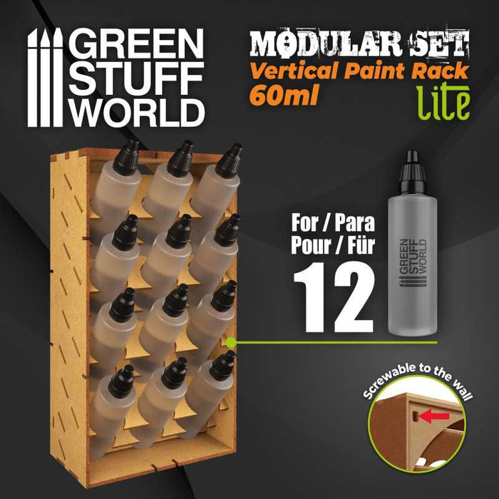 Green Stuff World Vertical Paint Organizer 60ml - LITE New - Tistaminis