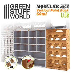 Green Stuff World Vertical Paint Organizer 60ml - LITE New - Tistaminis
