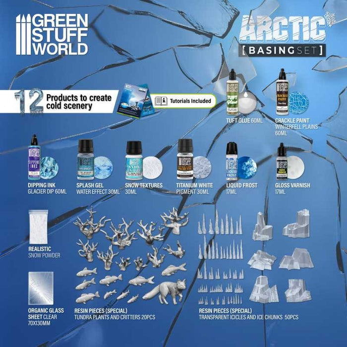 Green Stuff World Basing Sets - Artic New - Tistaminis