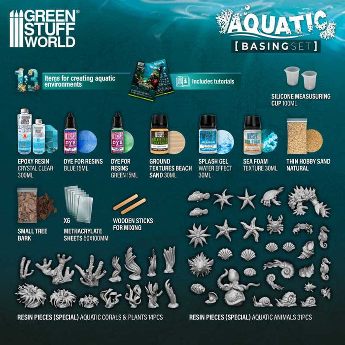 Green Stuff World Basing Sets - Aquatic New - Tistaminis