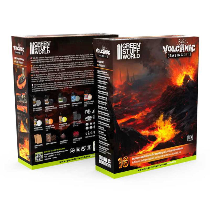 Green Stuff World Basing Sets - Volcanic New - Tistaminis