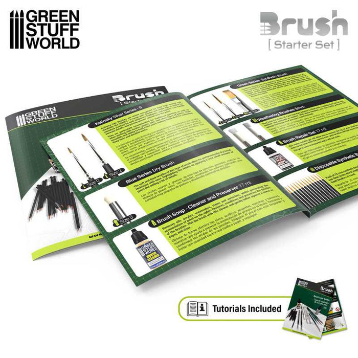 Green Stuff World Starter Brush Set New - Tistaminis