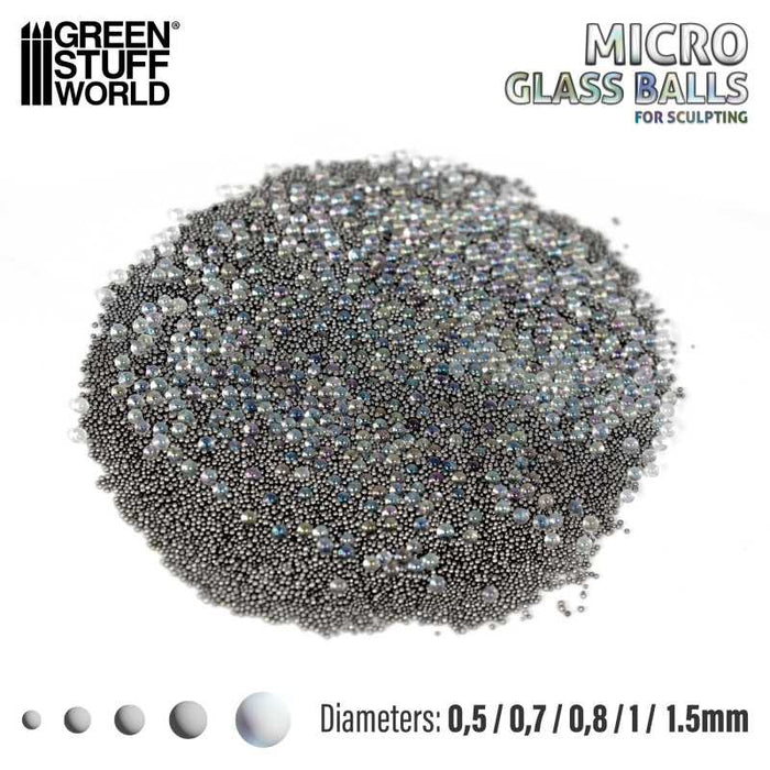 Green Stuff World	Mixed Micro Glass Balls (0.5-1.5mm)