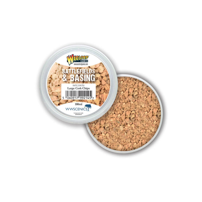 Battlefields & Basing: Large Cork Chips (180ml) New - Tistaminis