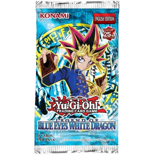 YUGIOH 25A LEG BLUEEYES WHITE DRAGON BOOSTER PACK (x1) New - Tistaminis