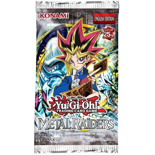 YUGIOH 25A METAL RAIDERS BOOSTER BOOSTER PACK (x1) New - Tistaminis
