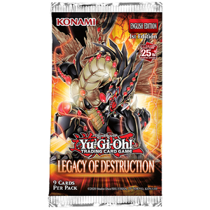 Yugioh LEGACY OF DESTRUCTION BOOSTER Pack (x1) April 26 Pre-Order - Tistaminis