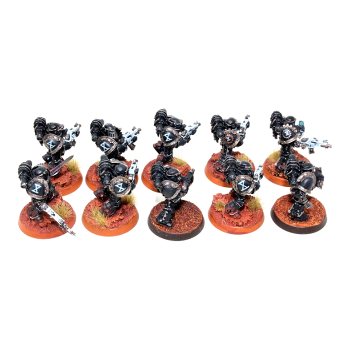 Warhammer Horus Heresy Iron Hands Legion MKIV Squad Well Painted JYS36