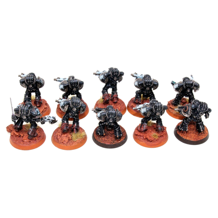 Warhammer Horus Heresy Iron Hands Legion MKIV Squad Well Painted JYS36