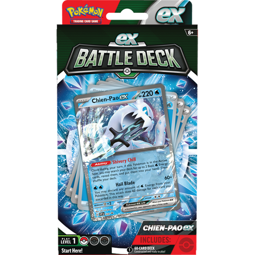 POKEMON BATTLE DECKS CHIEN-PAO EX New - Tistaminis