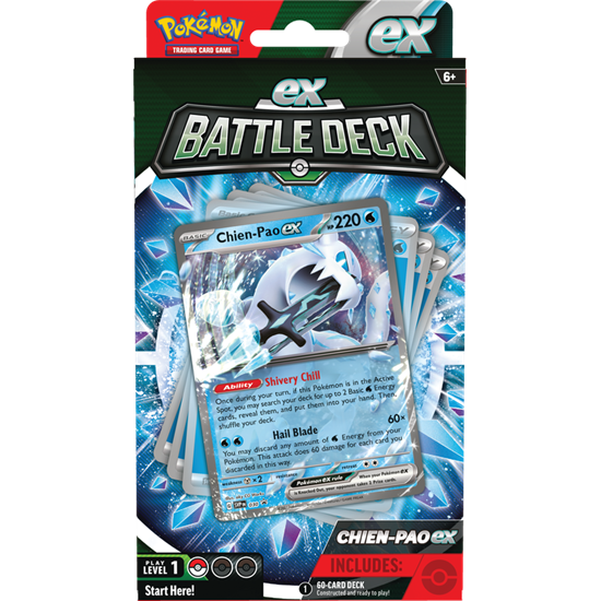 POKEMON BATTLE DECKS CHIEN-PAO EX New - Tistaminis