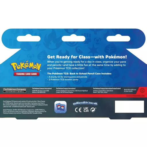 POKEMON BACK TO SCHOOL PENCIL CASE 2023	Aug-04 Pre-Order - Tistaminis