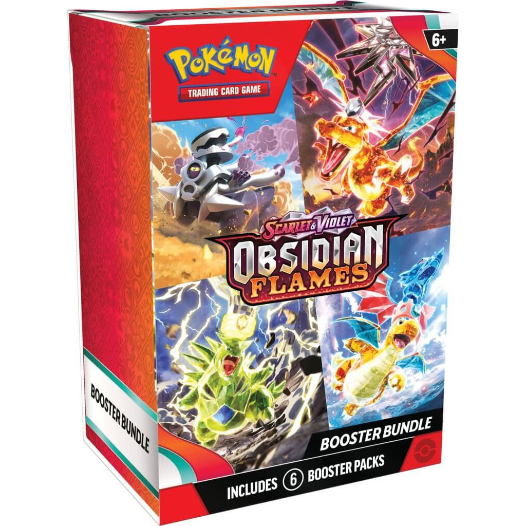 Pokemon Obsidian Flames Booster Bundle Aug-11 Pre-Order - Tistaminis