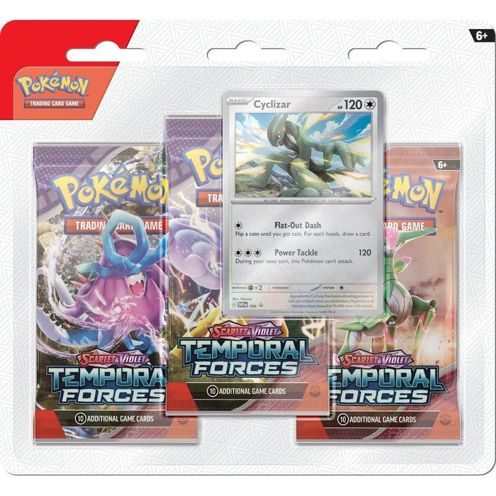 POKEMON TEMPORAL FORCES 3PK BLISTER - Cyclizar Mar-22 Pre-Order - Tistaminis