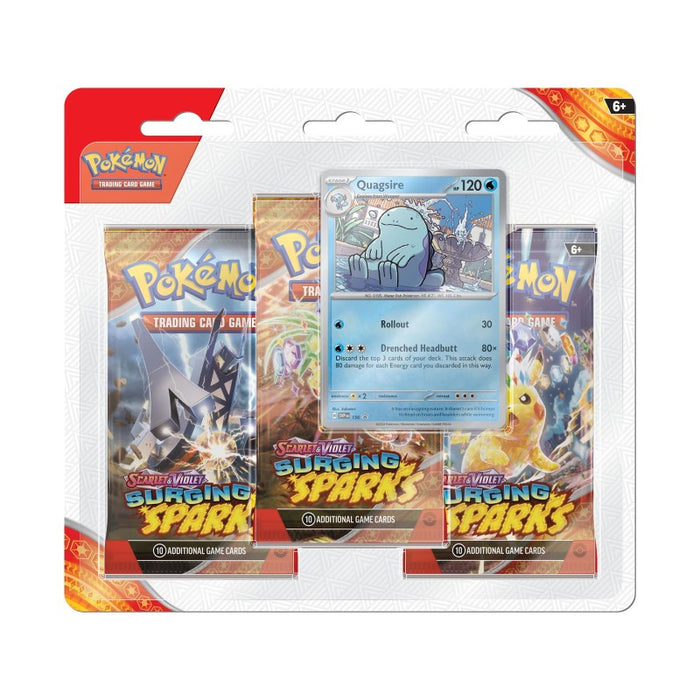 POKEMON SV8 SURGING SPARKS 3-PACK BLISTER - Quagsire