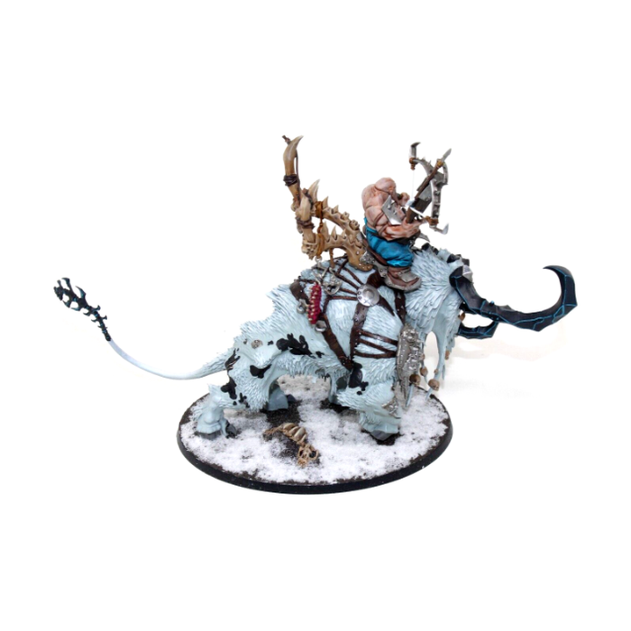 Warhammer Ogre Kingdoms Frostlord on Stonehorn Well Painted A1