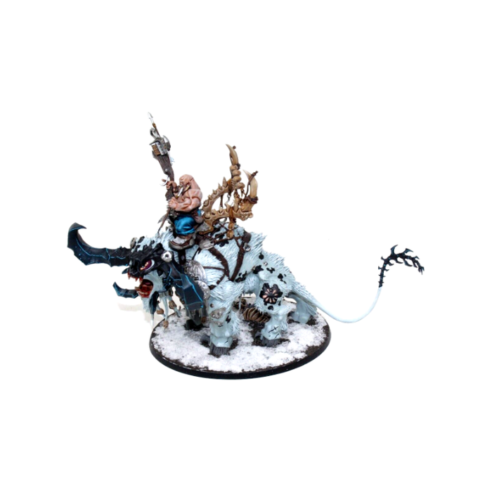 Warhammer Ogre Kingdoms Frostlord on Stonehorn Well Painted A1