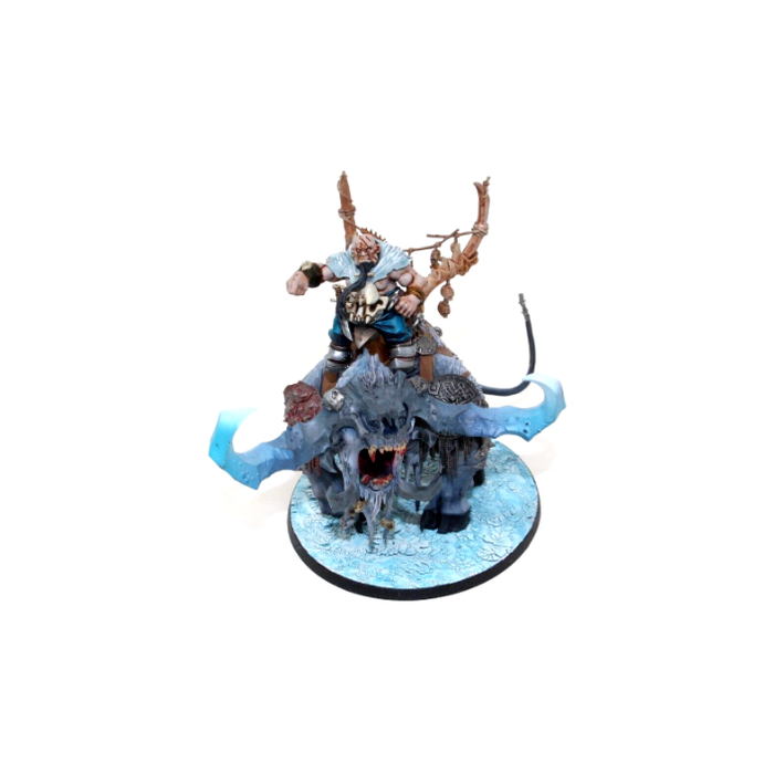 Warhammer Ogre Kingdoms Huskard on Stonehorn Well Painted RNA2