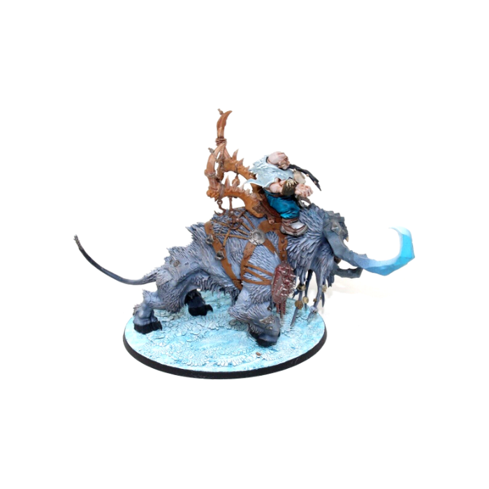 Warhammer Ogre Kingdoms Huskard on Stonehorn Well Painted RNA2