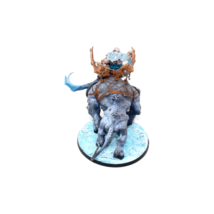 Warhammer Ogre Kingdoms Huskard on Stonehorn Well Painted RNA2