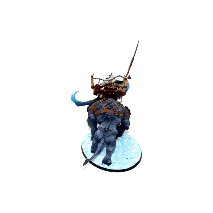 Warhammer Ogre Kingdoms Frostlord on Stonehorn Well Painted RNA3