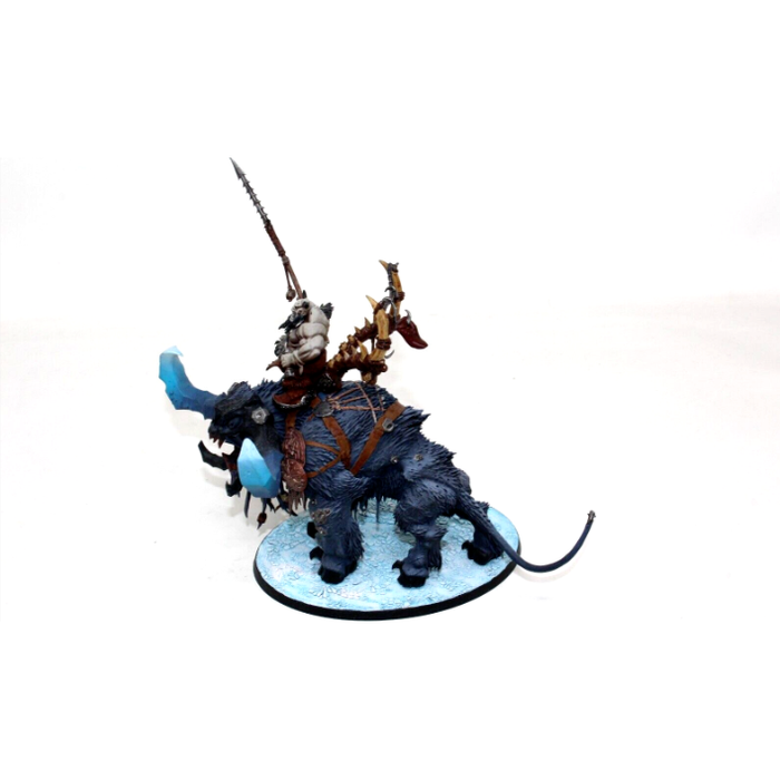 Warhammer Ogre Kingdoms Frostlord on Stonehorn Well Painted RNA3