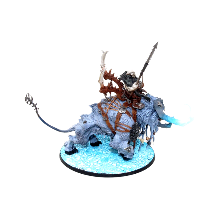 Warhammer Ogre Kingdoms Frostlord on Stonehorn Well Painted BG4