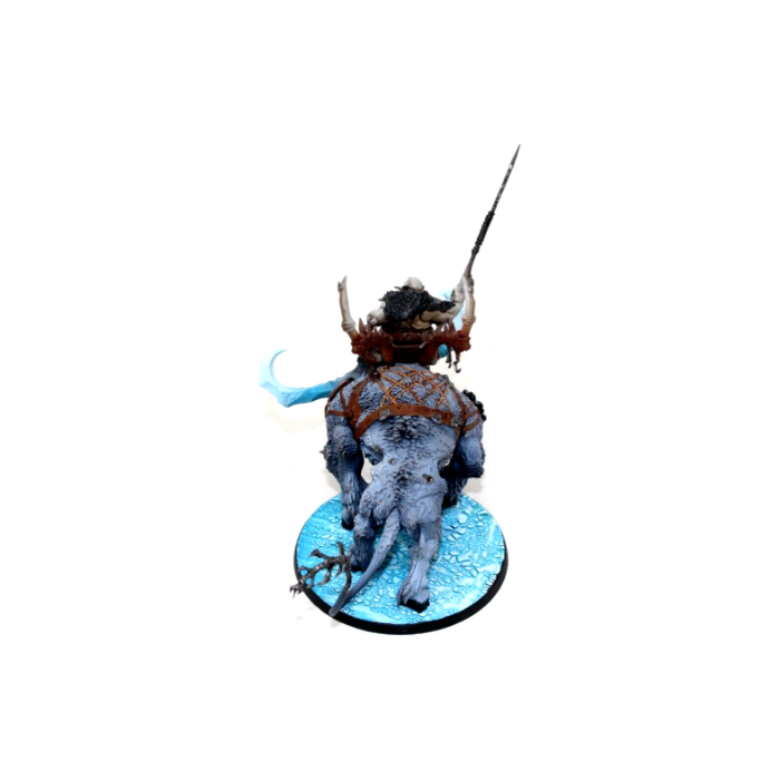 Warhammer Ogre Kingdoms Frostlord on Stonehorn Well Painted BG4