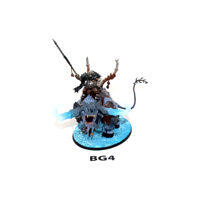 Warhammer Ogre Kingdoms Frostlord on Stonehorn Well Painted BG4